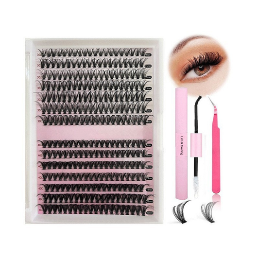 DIY Cluster Lashes – Blandat set lösögonfransar